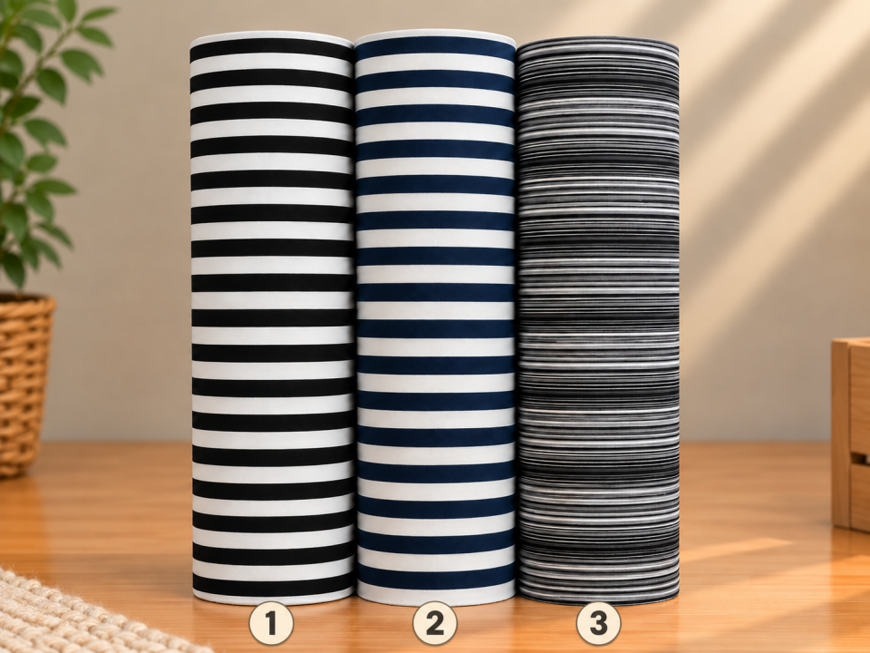 Çizgili Premier Duck Kumaş Desen 2